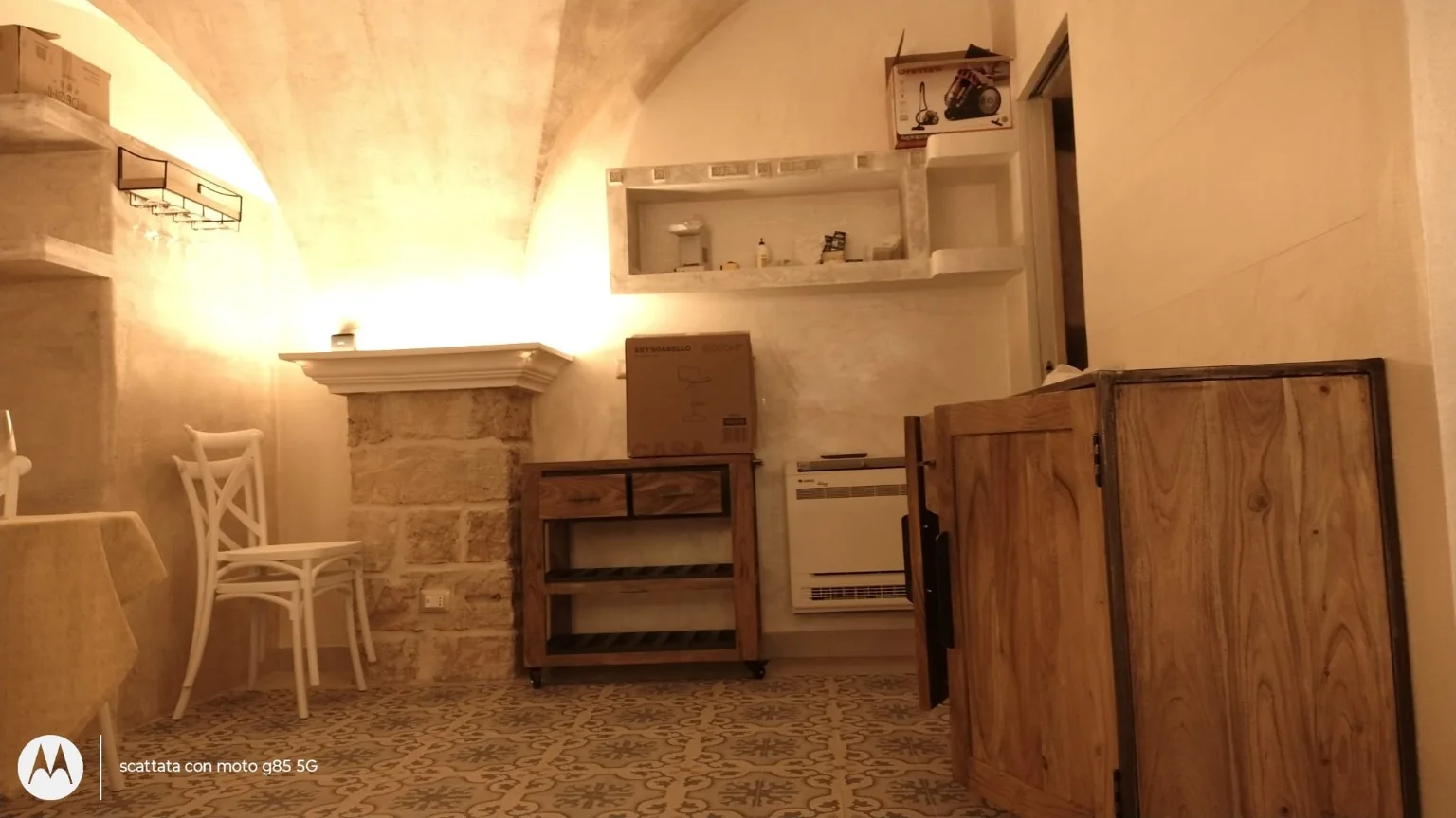 Cucina contemporanea con penisola