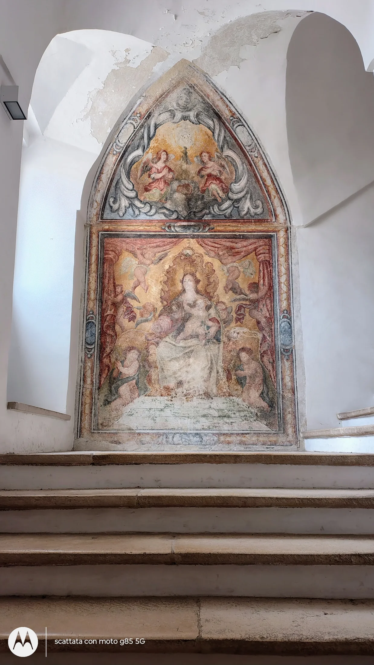 Affresco storico nel centro di Nardò